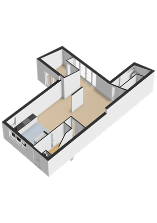 Floorplan - Verlengde Oostsingel 51, 3751 VN Bunschoten-Spakenburg